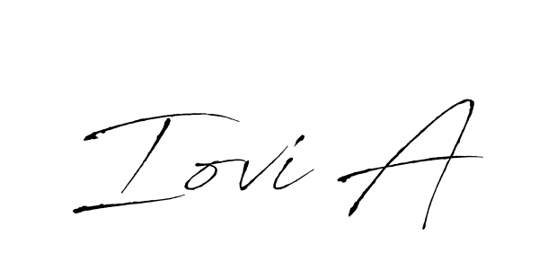 How to make Iovi A signature? Antro_Vectra is a professional autograph style. Create handwritten signature for Iovi A name. Iovi A signature style 6 images and pictures png