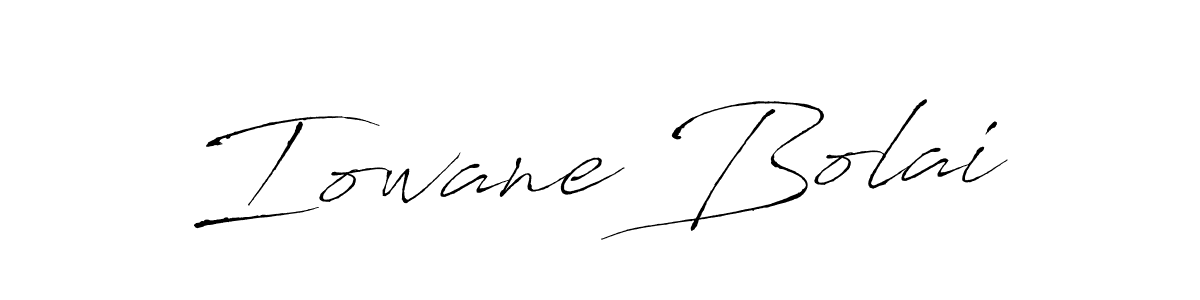 Design your own signature with our free online signature maker. With this signature software, you can create a handwritten (Antro_Vectra) signature for name Iowane Bolai. Iowane Bolai signature style 6 images and pictures png