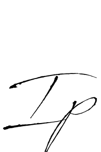 Design your own signature with our free online signature maker. With this signature software, you can create a handwritten (Antro_Vectra) signature for name Ip. Ip signature style 6 images and pictures png