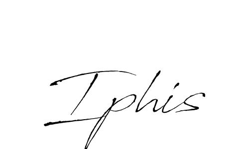 Design your own signature with our free online signature maker. With this signature software, you can create a handwritten (Antro_Vectra) signature for name Iphis. Iphis signature style 6 images and pictures png
