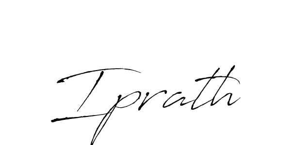 Iprath stylish signature style. Best Handwritten Sign (Antro_Vectra) for my name. Handwritten Signature Collection Ideas for my name Iprath. Iprath signature style 6 images and pictures png