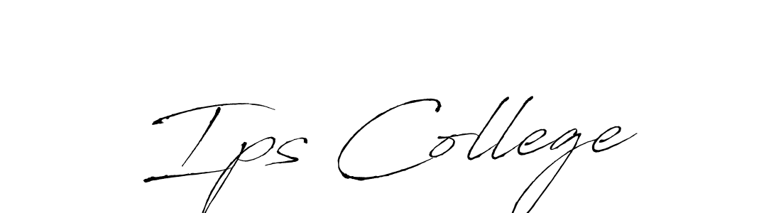 This is the best signature style for the Ips College name. Also you like these signature font (Antro_Vectra). Mix name signature. Ips College signature style 6 images and pictures png