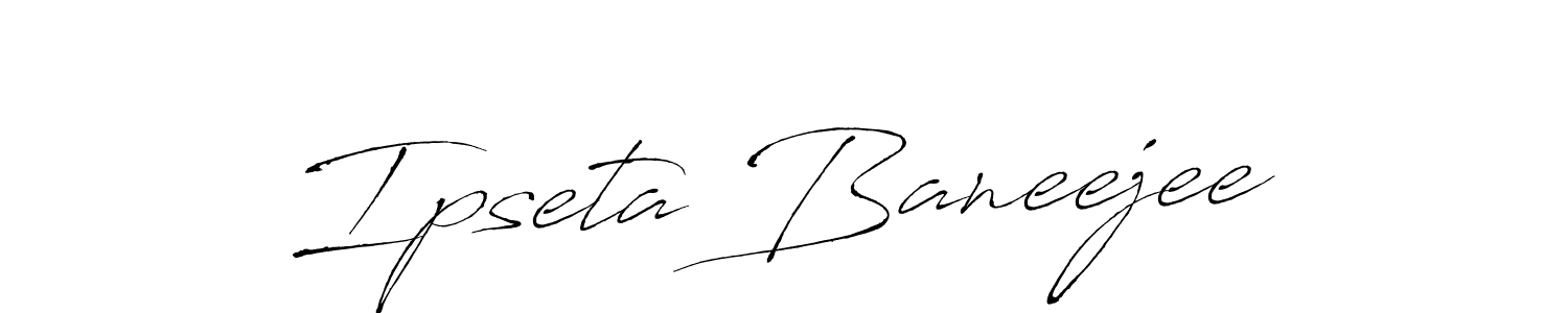 Similarly Antro_Vectra is the best handwritten signature design. Signature creator online .You can use it as an online autograph creator for name Ipseta Baneejee. Ipseta Baneejee signature style 6 images and pictures png