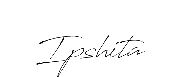 Create a beautiful signature design for name Ipshita. With this signature (Antro_Vectra) fonts, you can make a handwritten signature for free. Ipshita signature style 6 images and pictures png