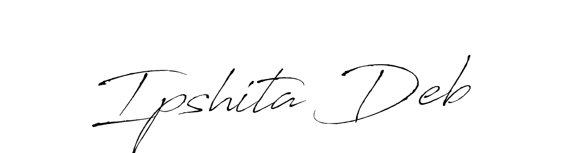 Make a beautiful signature design for name Ipshita Deb. Use this online signature maker to create a handwritten signature for free. Ipshita Deb signature style 6 images and pictures png