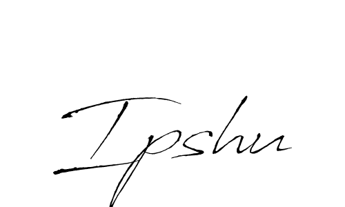 How to Draw Ipshu signature style? Antro_Vectra is a latest design signature styles for name Ipshu. Ipshu signature style 6 images and pictures png