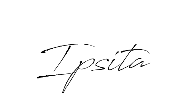 How to make Ipsita signature? Antro_Vectra is a professional autograph style. Create handwritten signature for Ipsita name. Ipsita signature style 6 images and pictures png