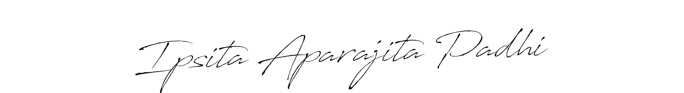 You should practise on your own different ways (Antro_Vectra) to write your name (Ipsita Aparajita Padhi) in signature. don't let someone else do it for you. Ipsita Aparajita Padhi signature style 6 images and pictures png