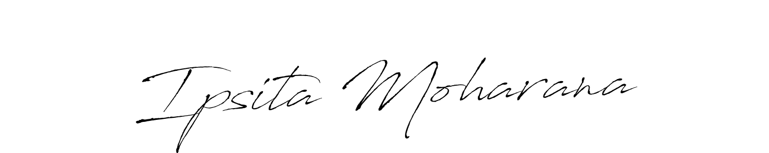 Antro_Vectra is a professional signature style that is perfect for those who want to add a touch of class to their signature. It is also a great choice for those who want to make their signature more unique. Get Ipsita Moharana name to fancy signature for free. Ipsita Moharana signature style 6 images and pictures png