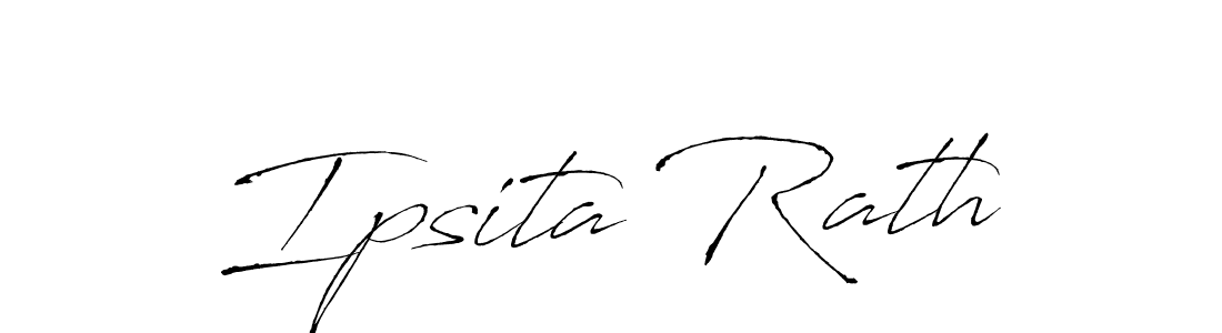 How to make Ipsita Rath name signature. Use Antro_Vectra style for creating short signs online. This is the latest handwritten sign. Ipsita Rath signature style 6 images and pictures png