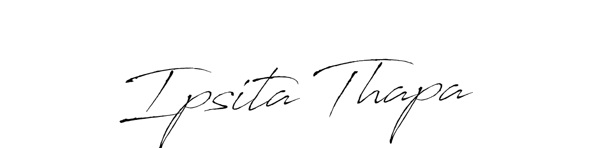 Also You can easily find your signature by using the search form. We will create Ipsita Thapa name handwritten signature images for you free of cost using Antro_Vectra sign style. Ipsita Thapa signature style 6 images and pictures png