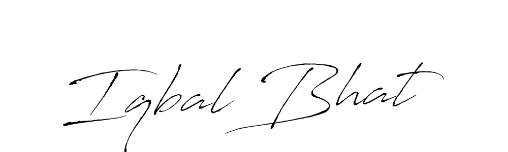 The best way (Antro_Vectra) to make a short signature is to pick only two or three words in your name. The name Iqbal Bhat include a total of six letters. For converting this name. Iqbal Bhat signature style 6 images and pictures png