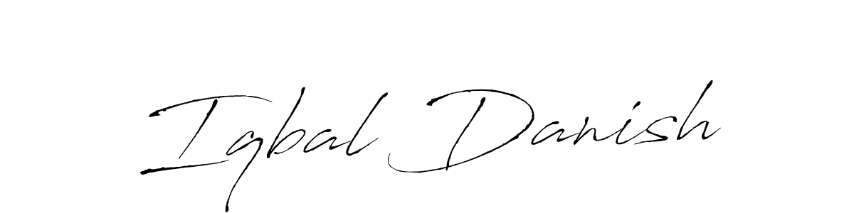 You should practise on your own different ways (Antro_Vectra) to write your name (Iqbal Danish) in signature. don't let someone else do it for you. Iqbal Danish signature style 6 images and pictures png
