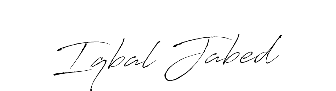 How to make Iqbal Jabed signature? Antro_Vectra is a professional autograph style. Create handwritten signature for Iqbal Jabed name. Iqbal Jabed signature style 6 images and pictures png