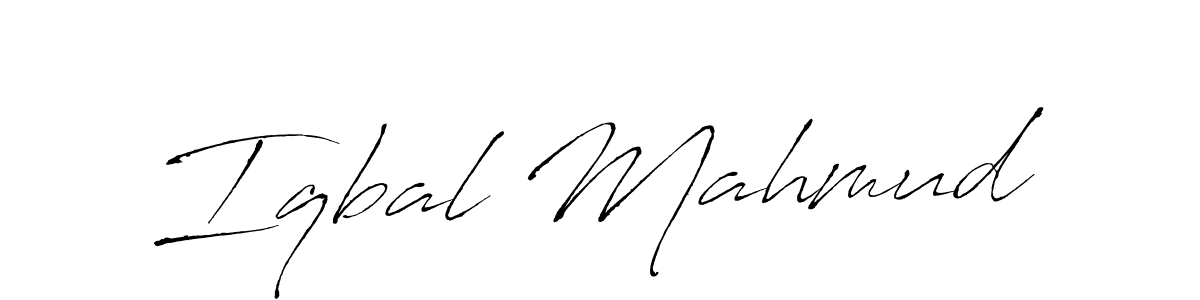 Use a signature maker to create a handwritten signature online. With this signature software, you can design (Antro_Vectra) your own signature for name Iqbal Mahmud. Iqbal Mahmud signature style 6 images and pictures png