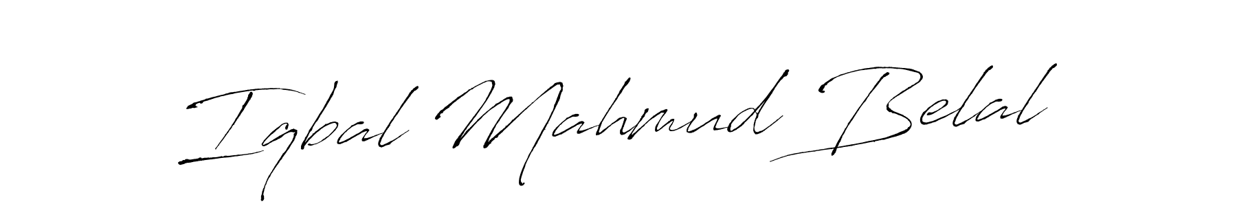 Use a signature maker to create a handwritten signature online. With this signature software, you can design (Antro_Vectra) your own signature for name Iqbal Mahmud Belal. Iqbal Mahmud Belal signature style 6 images and pictures png