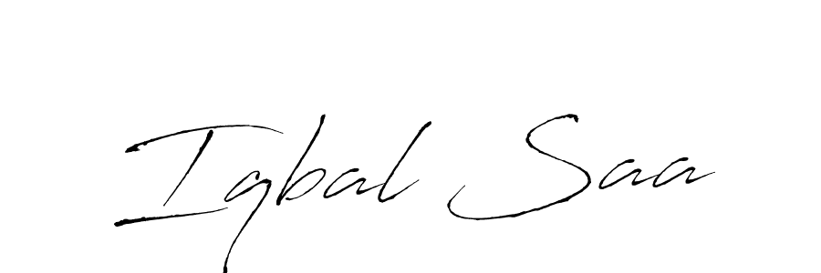 if you are searching for the best signature style for your name Iqbal Saa. so please give up your signature search. here we have designed multiple signature styles  using Antro_Vectra. Iqbal Saa signature style 6 images and pictures png