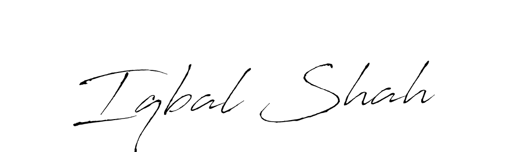 Iqbal Shah stylish signature style. Best Handwritten Sign (Antro_Vectra) for my name. Handwritten Signature Collection Ideas for my name Iqbal Shah. Iqbal Shah signature style 6 images and pictures png