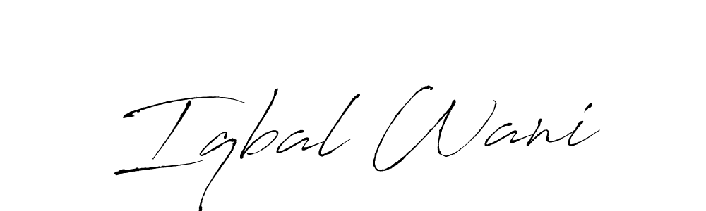 if you are searching for the best signature style for your name Iqbal Wani. so please give up your signature search. here we have designed multiple signature styles  using Antro_Vectra. Iqbal Wani signature style 6 images and pictures png