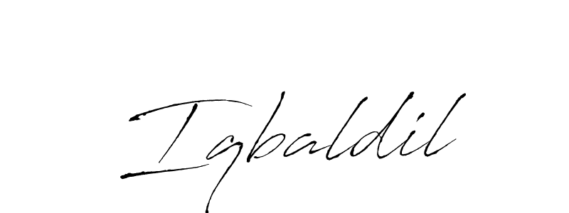 You should practise on your own different ways (Antro_Vectra) to write your name (Iqbaldil) in signature. don't let someone else do it for you. Iqbaldil signature style 6 images and pictures png