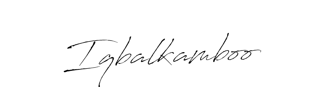 Make a short Iqbalkamboo signature style. Manage your documents anywhere anytime using Antro_Vectra. Create and add eSignatures, submit forms, share and send files easily. Iqbalkamboo signature style 6 images and pictures png