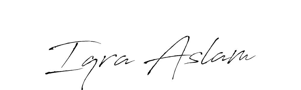 Similarly Antro_Vectra is the best handwritten signature design. Signature creator online .You can use it as an online autograph creator for name Iqra Aslam. Iqra Aslam signature style 6 images and pictures png