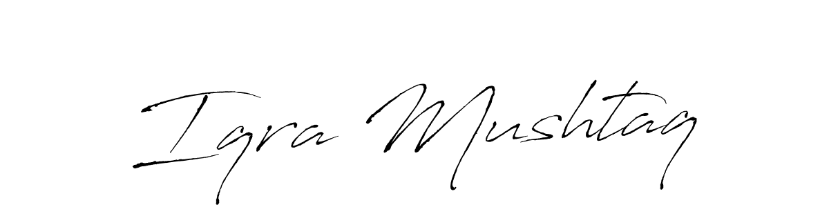 Make a beautiful signature design for name Iqra Mushtaq. Use this online signature maker to create a handwritten signature for free. Iqra Mushtaq signature style 6 images and pictures png