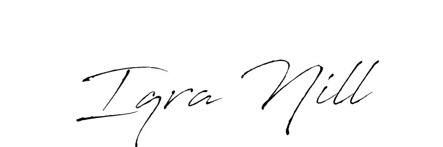 Best and Professional Signature Style for Iqra Nill. Antro_Vectra Best Signature Style Collection. Iqra Nill signature style 6 images and pictures png