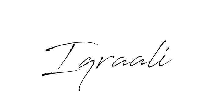 Once you've used our free online signature maker to create your best signature Antro_Vectra style, it's time to enjoy all of the benefits that Iqraali name signing documents. Iqraali signature style 6 images and pictures png