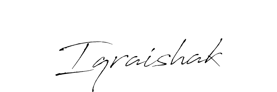 You can use this online signature creator to create a handwritten signature for the name Iqraishak. This is the best online autograph maker. Iqraishak signature style 6 images and pictures png