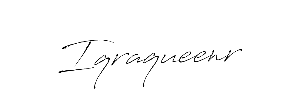 Similarly Antro_Vectra is the best handwritten signature design. Signature creator online .You can use it as an online autograph creator for name Iqraqueenr. Iqraqueenr signature style 6 images and pictures png