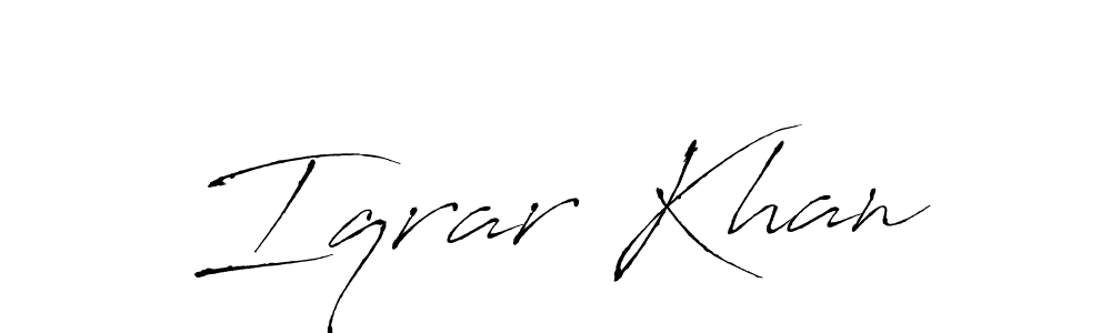 Best and Professional Signature Style for Iqrar Khan. Antro_Vectra Best Signature Style Collection. Iqrar Khan signature style 6 images and pictures png
