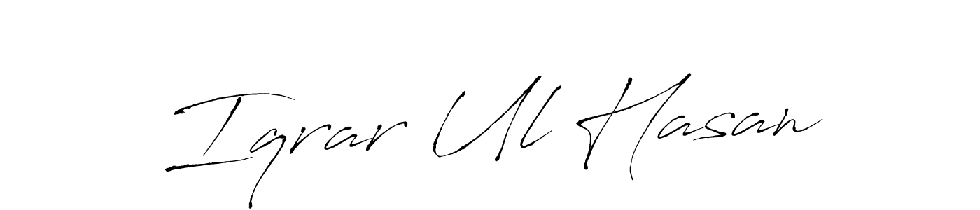Also we have Iqrar Ul Hasan name is the best signature style. Create professional handwritten signature collection using Antro_Vectra autograph style. Iqrar Ul Hasan signature style 6 images and pictures png