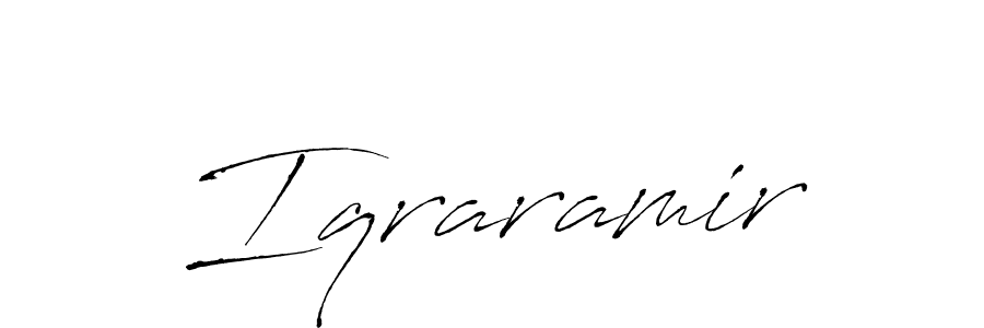Once you've used our free online signature maker to create your best signature Antro_Vectra style, it's time to enjoy all of the benefits that Iqraramir name signing documents. Iqraramir signature style 6 images and pictures png