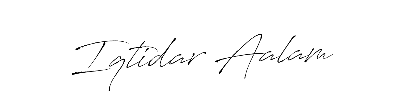 Also You can easily find your signature by using the search form. We will create Iqtidar Aalam name handwritten signature images for you free of cost using Antro_Vectra sign style. Iqtidar Aalam signature style 6 images and pictures png