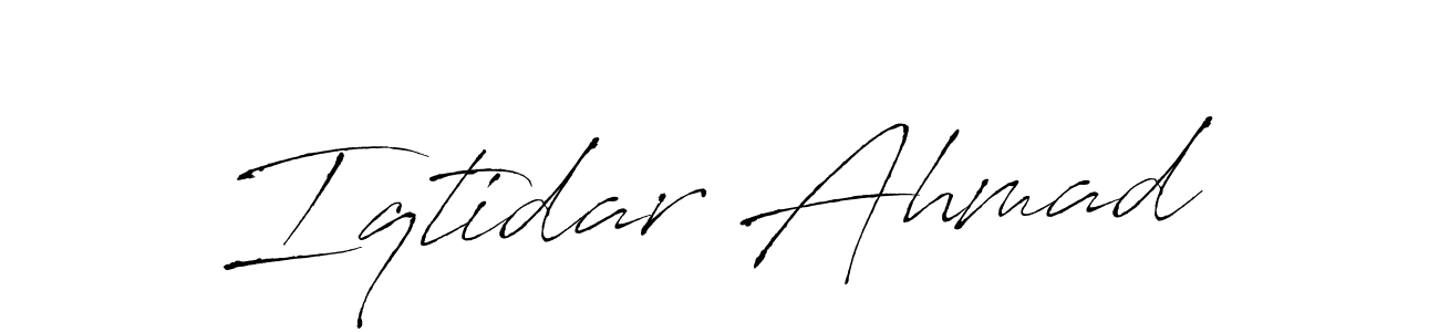 You should practise on your own different ways (Antro_Vectra) to write your name (Iqtidar Ahmad) in signature. don't let someone else do it for you. Iqtidar Ahmad signature style 6 images and pictures png