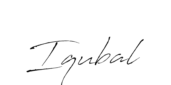 Antro_Vectra is a professional signature style that is perfect for those who want to add a touch of class to their signature. It is also a great choice for those who want to make their signature more unique. Get Iqubal name to fancy signature for free. Iqubal signature style 6 images and pictures png