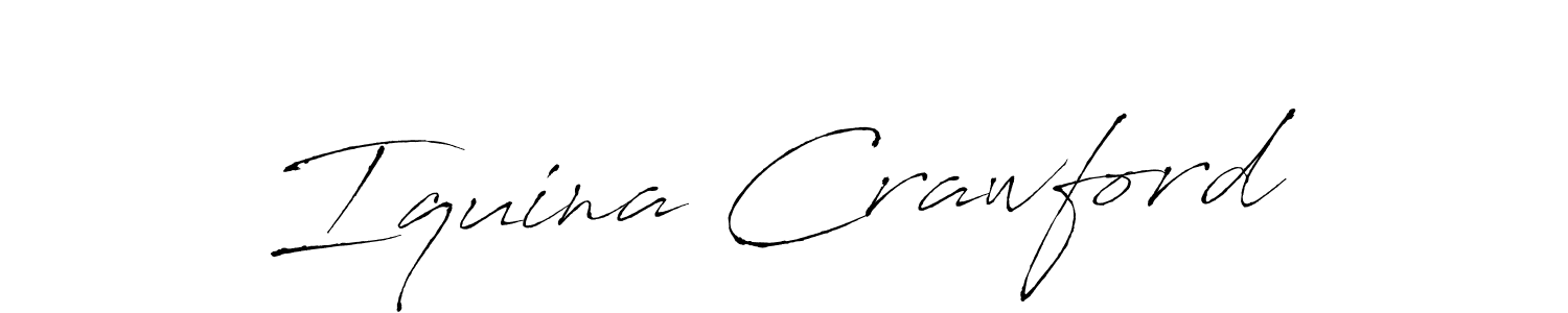 Also we have Iquina Crawford name is the best signature style. Create professional handwritten signature collection using Antro_Vectra autograph style. Iquina Crawford signature style 6 images and pictures png
