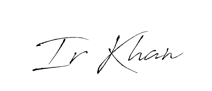 Ir Khan stylish signature style. Best Handwritten Sign (Antro_Vectra) for my name. Handwritten Signature Collection Ideas for my name Ir Khan. Ir Khan signature style 6 images and pictures png