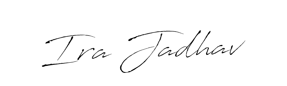 You should practise on your own different ways (Antro_Vectra) to write your name (Ira Jadhav) in signature. don't let someone else do it for you. Ira Jadhav signature style 6 images and pictures png