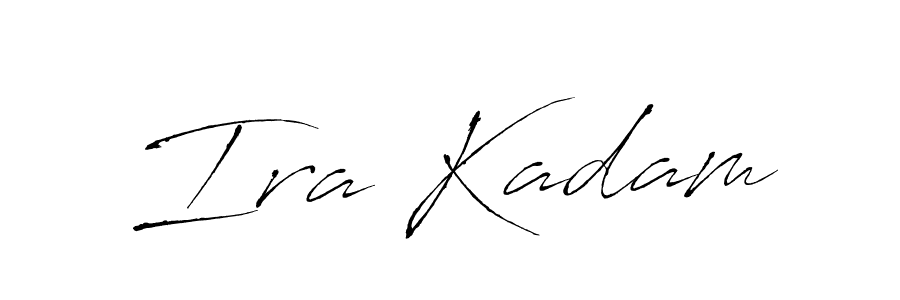 Create a beautiful signature design for name Ira Kadam. With this signature (Antro_Vectra) fonts, you can make a handwritten signature for free. Ira Kadam signature style 6 images and pictures png