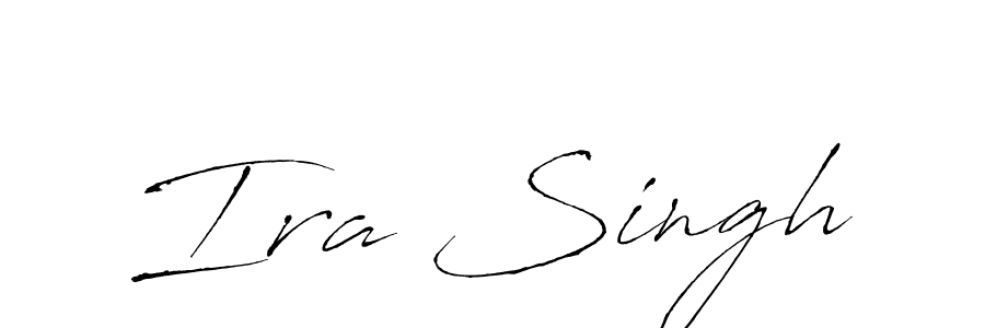 Create a beautiful signature design for name Ira Singh. With this signature (Antro_Vectra) fonts, you can make a handwritten signature for free. Ira Singh signature style 6 images and pictures png