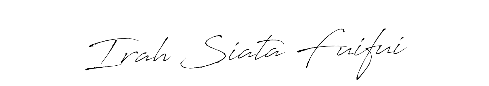It looks lik you need a new signature style for name Irah Siata Fuifui. Design unique handwritten (Antro_Vectra) signature with our free signature maker in just a few clicks. Irah Siata Fuifui signature style 6 images and pictures png