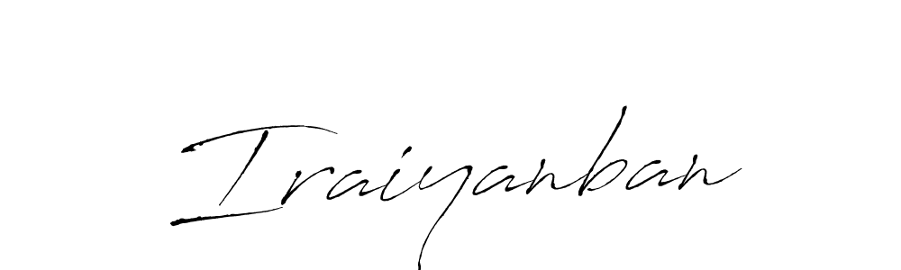 Once you've used our free online signature maker to create your best signature Antro_Vectra style, it's time to enjoy all of the benefits that Iraiyanban name signing documents. Iraiyanban signature style 6 images and pictures png