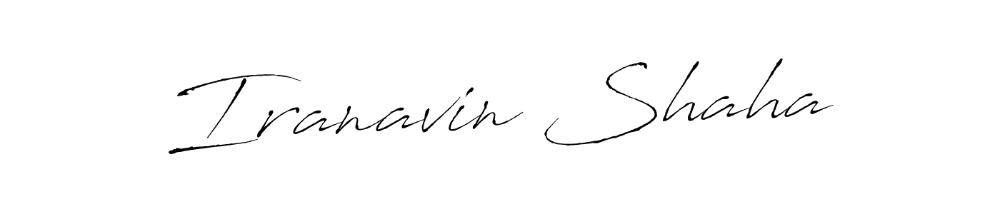 Also we have Iranavin Shaha name is the best signature style. Create professional handwritten signature collection using Antro_Vectra autograph style. Iranavin Shaha signature style 6 images and pictures png