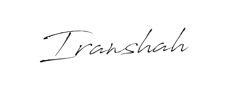 You should practise on your own different ways (Antro_Vectra) to write your name (Iranshah) in signature. don't let someone else do it for you. Iranshah signature style 6 images and pictures png