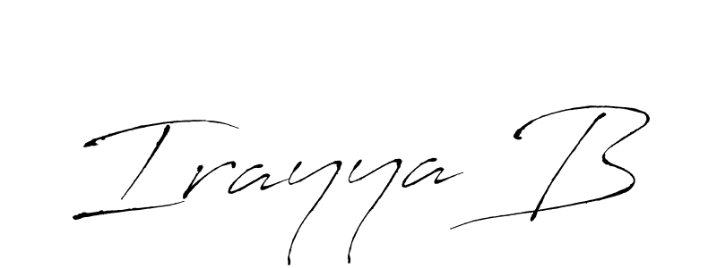Similarly Antro_Vectra is the best handwritten signature design. Signature creator online .You can use it as an online autograph creator for name Irayya B. Irayya B signature style 6 images and pictures png