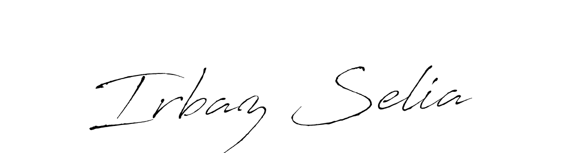 Design your own signature with our free online signature maker. With this signature software, you can create a handwritten (Antro_Vectra) signature for name Irbaz Selia. Irbaz Selia signature style 6 images and pictures png
