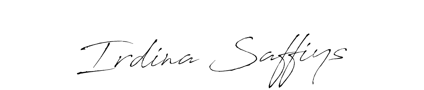 Make a short Irdina Saffiys signature style. Manage your documents anywhere anytime using Antro_Vectra. Create and add eSignatures, submit forms, share and send files easily. Irdina Saffiys signature style 6 images and pictures png