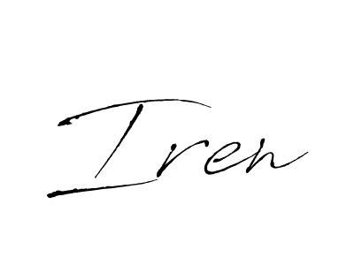 Antro_Vectra is a professional signature style that is perfect for those who want to add a touch of class to their signature. It is also a great choice for those who want to make their signature more unique. Get Iren name to fancy signature for free. Iren signature style 6 images and pictures png